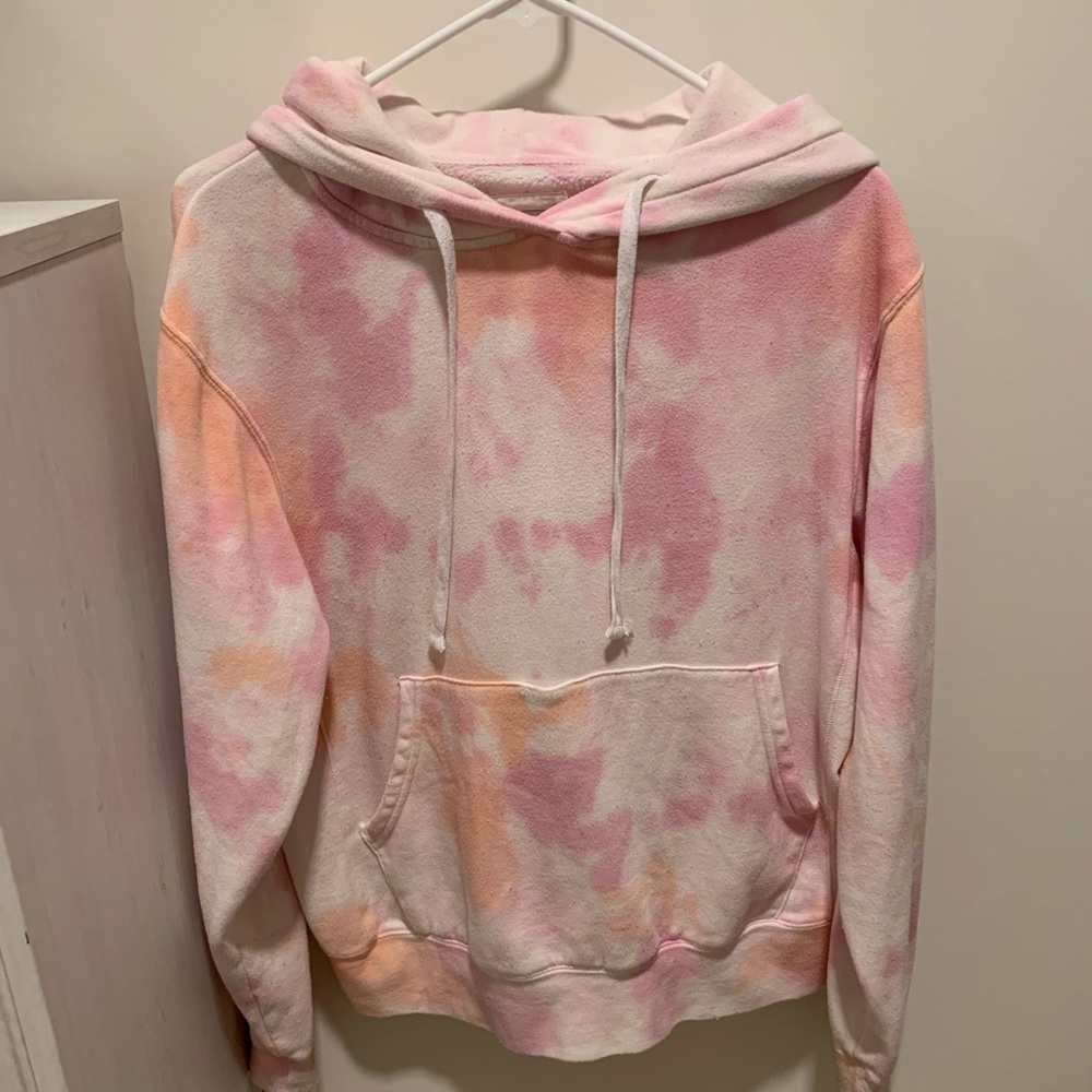 Tie-dye hoodie and sweatpants set